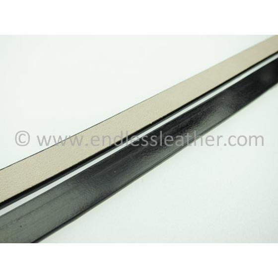 Lackleder 8,0 x 2,0mm - schwarz