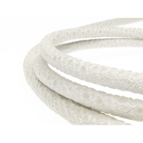 Rochenlederband ca, 3mm (Länge: 43-45cm) - offwhite