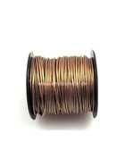 25 Meter Lederschnur rund ca, 1,5mm - bronze (metallic)