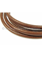 Kernlederriemen rund ca, 2,0mm - cognac