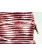 Kernlederriemen rund ca, 2,0mm - rot (metallic)