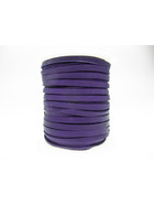 15m Hirschlederriemen "Super-Soft" 3,0 x 1,2mm - violett