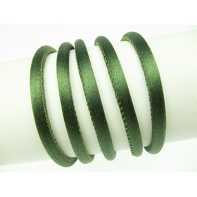 Seidenband rund gesäumt 2,5mm - racing green