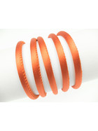 Seidenband rund gesäumt 5mm - papaya