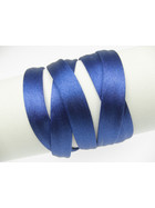 Seidenband ohne Kern ca, Ø8,0 x 4,0mm - royalblau