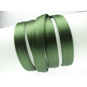 Seidenband ohne Kern ca, Ø8,0 x 4,0mm - racing green