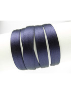 Seidenband ohne Kern ca, Ø8,0 x 4,0mm - navy