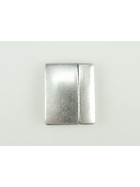 Zinn-Magnetverschluss, flach, 30,0x3,0mm - Antik Silber