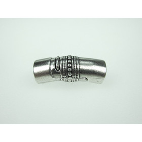 Zinn-Magnetverschluss, 8,0x6,0mm - Antik Silber