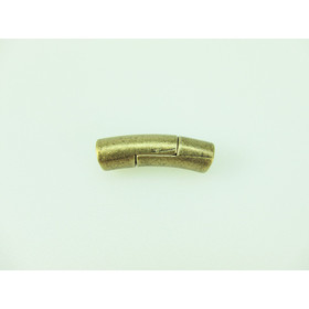 Zinn-Magnetverschluss, rund, 5,0mm - Antik Gold