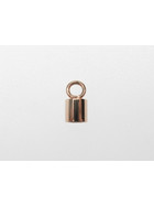 Edelstahl-Endkappe 3,0mm - rosegoldplattiert