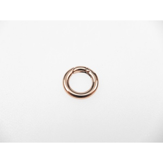 Edelstahl-Einschnappring ca, 15mm - rosegoldplattiert