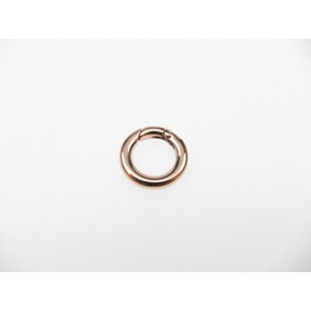 Edelstahl-Einschnappring ca, 15mm - rosegoldplattiert