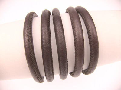 Eco Cord® Bio-Nappaleder rund gesäumt...