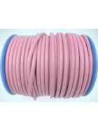 Kernlederriemen rund ca, 3,0mm - rosa