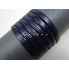 fl, Lederband 5,0 x 2,0mm - violett (schw, Rand)