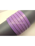 flaches Lederband 10,0 x 2,0mm - pastellviolett